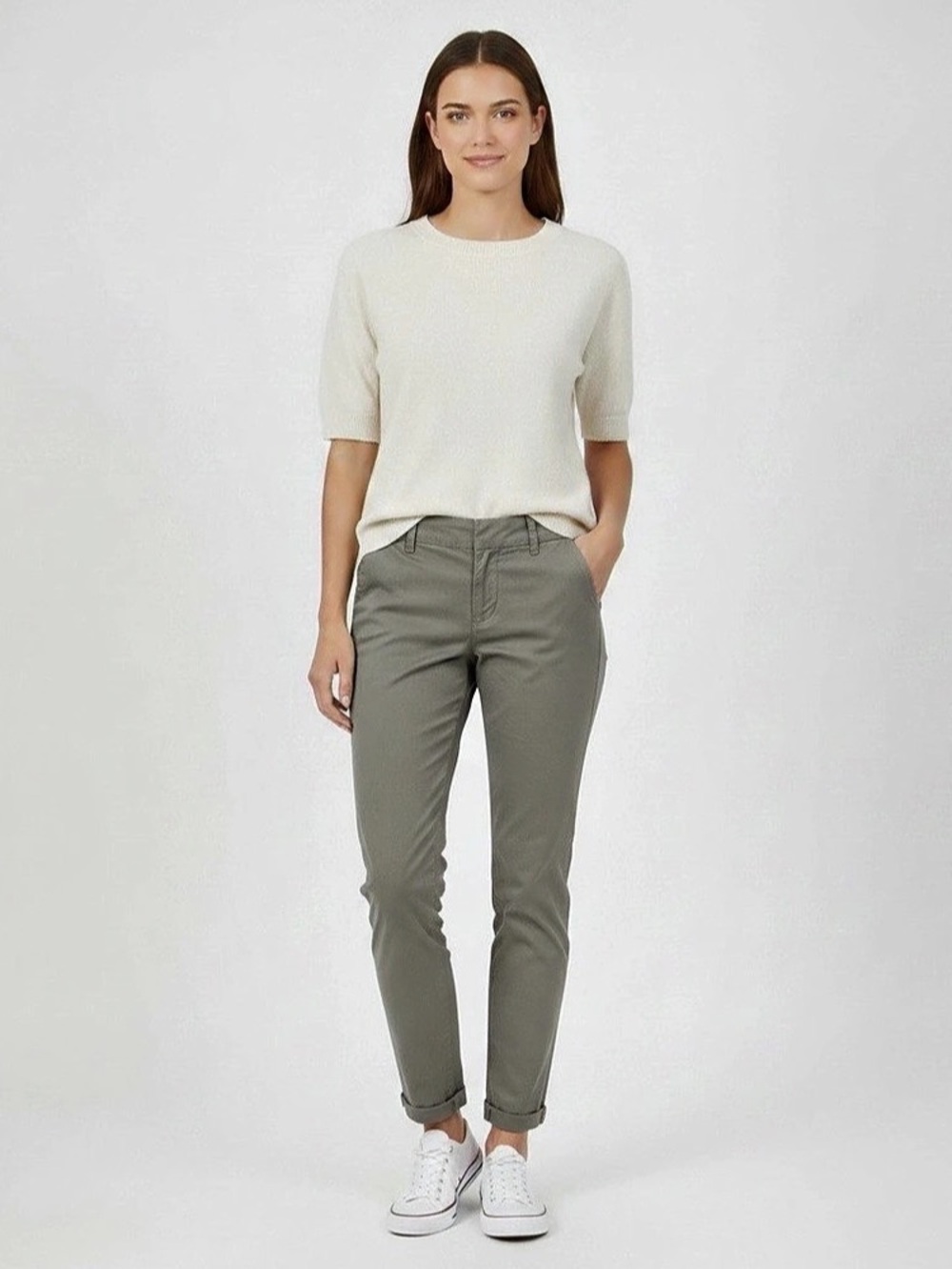 Women's Green Skinny dress Pants Like New